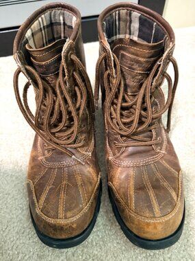 Men's Skechers High-Top Leather Boots